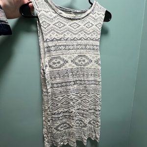 Billabong sleeveless swim cover up tribal print medium